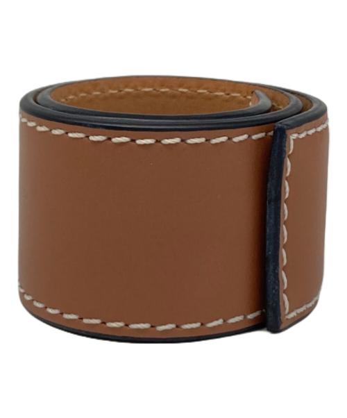 LOEWE（ロエベ）LOEWE (ロエベ) スラップブレスレット ブラウンの古着・服飾アイテム