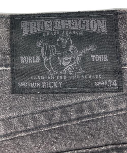 TRUE RELIGION（トゥルー レリジョン）TRUE RELIGION (トゥルー レリジョン) ブラックデニム ブラック サイズ:Ｗ29の古着・服飾アイテム