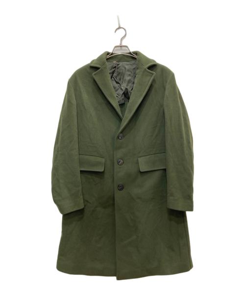 DOPPIAA（ドッピア）DOPPIAA (ドッピア) ウールコート オリーブ サイズ:46の古着・服飾アイテム
