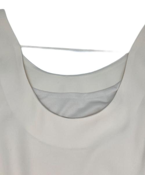 Noble（ノーブル）Noble (ノーブル) ワイドネックIラインワンピース アイボリー サイズ:36の古着・服飾アイテム