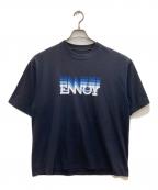 The Ennoy Professionalザ エンノイ プロフェッショナル）の古着「Electric Logo GradationTシャツ/エレクトリックロゴグラデーションＴシャツ」｜ネイビー