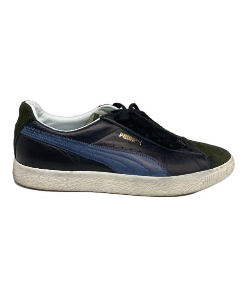 PUMA（プーマ）PUMA (プーマ) SUEDE VTG MIJ/スウェードヴィンテージメイドインジャパン ブラック×グリーン サイズ:27.5の古着・服飾アイテム