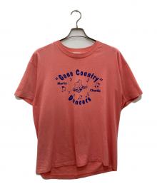 Hanes（ヘインズ）の古着「プリントTシャツ」｜ピンク