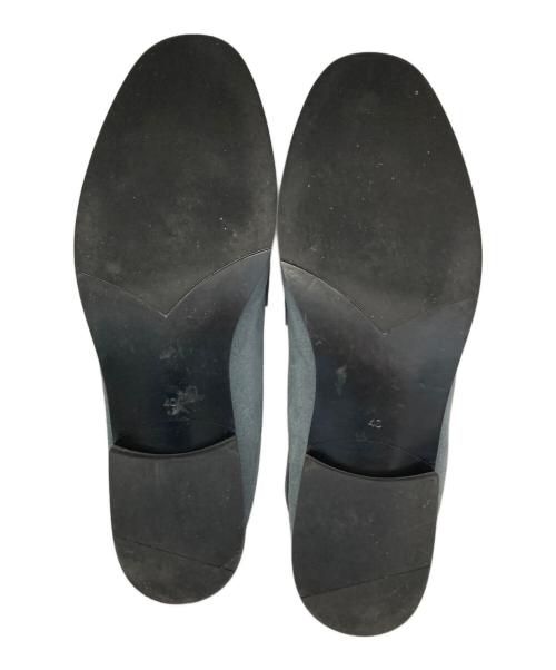 green label relaxing（グリーンレーベルリラクシング）green label relaxing (グリーンレーベルリラクシング) スエード ソフト ビット ローファー ブルー サイズ:40の古着・服飾アイテム