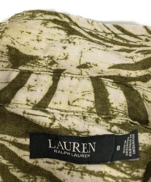 LAUREN RALPH LAUREN（ローレンラルフローレン）LAUREN RALPH LAUREN (ローレンラルフローレン) シャツワンピース グリーン サイズ:8の古着・服飾アイテム