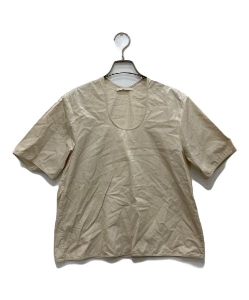 Plage（プラージュ）Plage (プラージュ) タイプライターTブラウス ベージュ サイズ:記載なしの古着・服飾アイテム