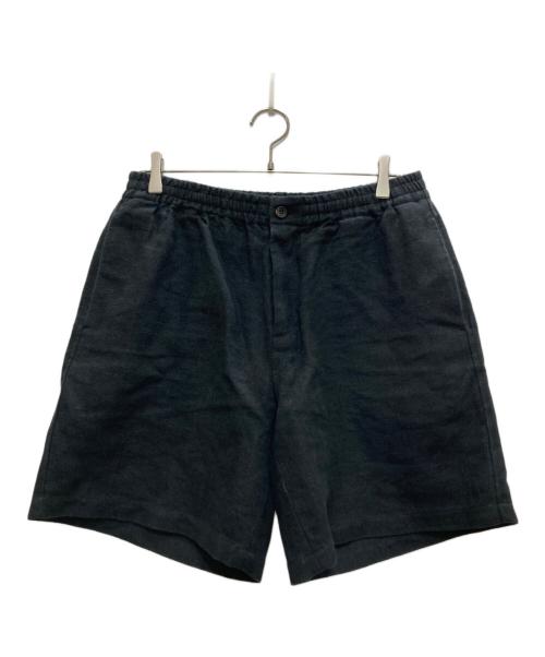 RHC Ron Herman（アールエイチシー ロンハーマン）RHC Ron Herman (アールエイチシー ロンハーマン) リネンハーフパンツ ブラック サイズ:Ｍの古着・服飾アイテム