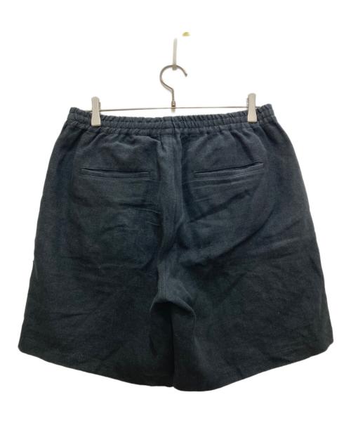 RHC Ron Herman（アールエイチシー ロンハーマン）RHC Ron Herman (アールエイチシー ロンハーマン) リネンハーフパンツ ブラック サイズ:Ｍの古着・服飾アイテム