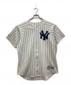 Majesticマジェスティック）の古着「ベースボールシャツ」｜ホワイト