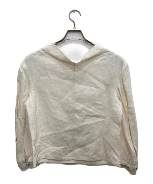 JIL SANDER（ジルサンダー）JIL SANDER (ジルサンダー) リネンブラウス ホワイト サイズ:34の古着・服飾アイテム