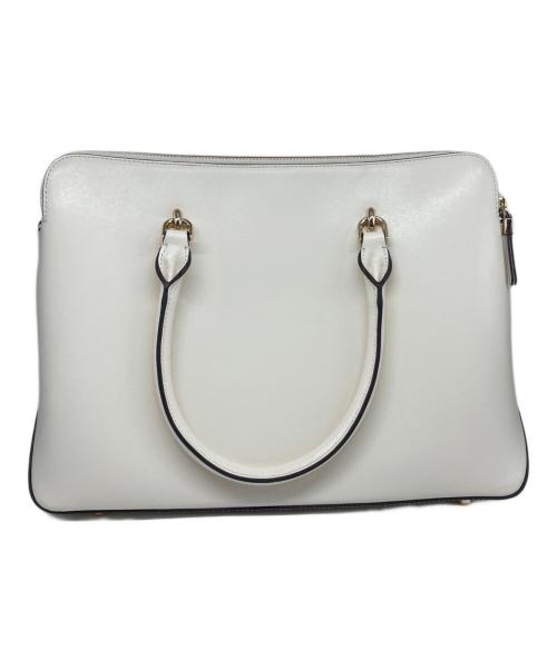 Samantha Thavasa（サマンサタバサ）Samantha Thavasa (サマンサタバサ) シンプルスクエアハンドバッグ アイボリーの古着・服飾アイテム