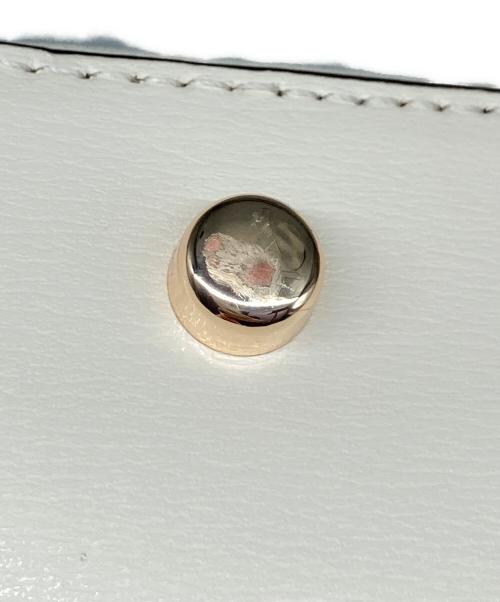 Samantha Thavasa（サマンサタバサ）Samantha Thavasa (サマンサタバサ) シンプルスクエアハンドバッグ アイボリーの古着・服飾アイテム