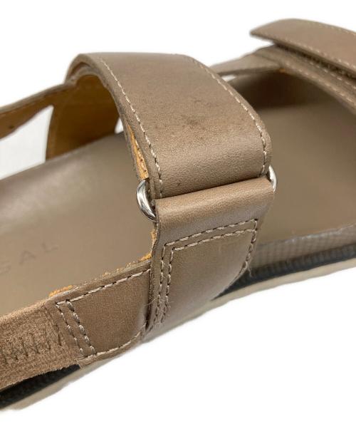 REGAL（リーガル）REGAL (リーガル) スポーティーレザーサンダル ベージュ サイズ:24.5の古着・服飾アイテム