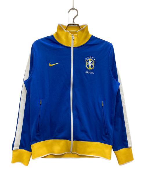 adidas（アディダス）adidas (アディダス) トラックジャケット ブルー×イエロー サイズ:Ｍの古着・服飾アイテム