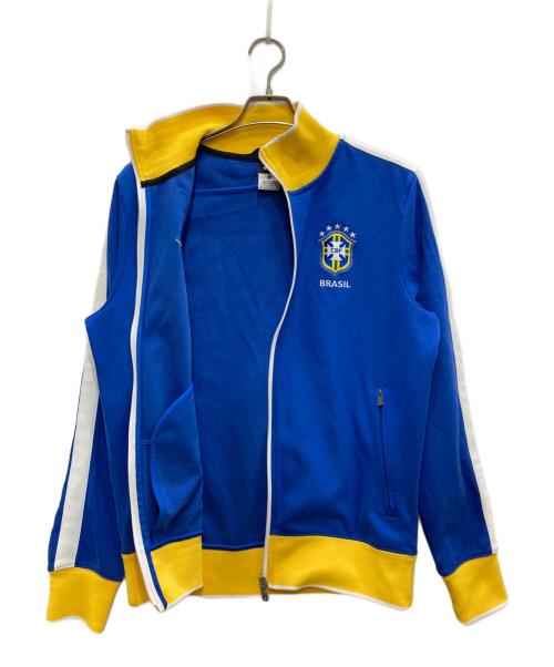 adidas（アディダス）adidas (アディダス) トラックジャケット ブルー×イエロー サイズ:Ｍの古着・服飾アイテム