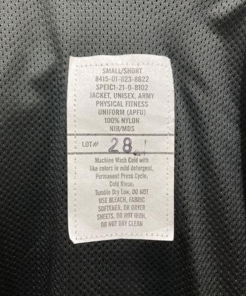 US ARMY（ユーエスアーミー）US ARMY (ユーエスアーミー) トレーニングジャケット ブラック サイズ:SMALL/SHORTの古着・服飾アイテム