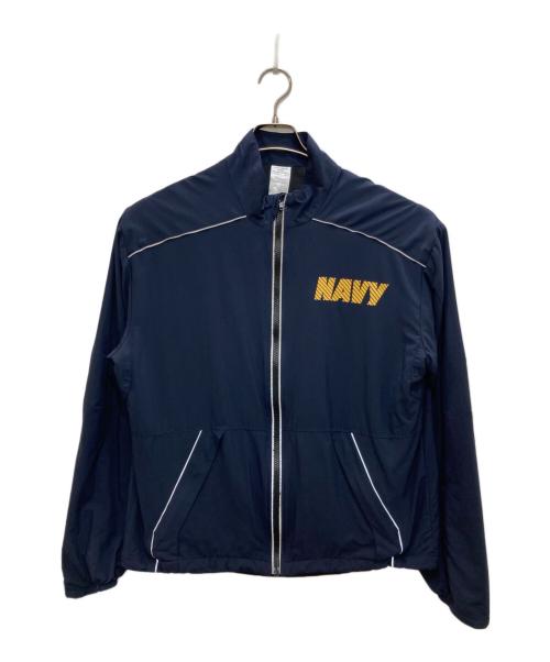 U'S NAVY（ユーエスネイビー）U'S NAVY (ユーエスネイビー) ナイロンランニングジャケット ネイビー サイズ:Sの古着・服飾アイテム