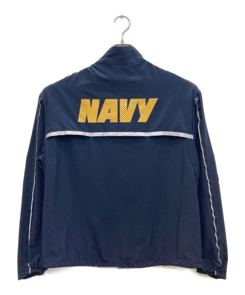 U'S NAVY（ユーエスネイビー）U'S NAVY (ユーエスネイビー) ナイロンランニングジャケット ネイビー サイズ:Sの古着・服飾アイテム