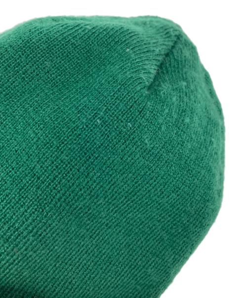 New Era（ニューエラ）New Era (ニューエラ) Supreme (シュプリーム) Box Logo Beanie/ボックス ロゴ ビーニー グリーンの古着・服飾アイテム