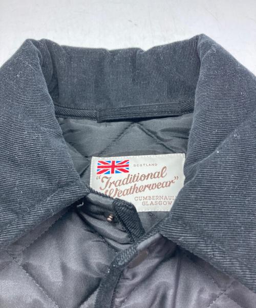 Traditional Weatherwear（トラディショナルウェザーウェア）Traditional Weatherwear (トラディショナルウェザーウェア) キルティングジャケット ブラック サイズ:34の古着・服飾アイテム