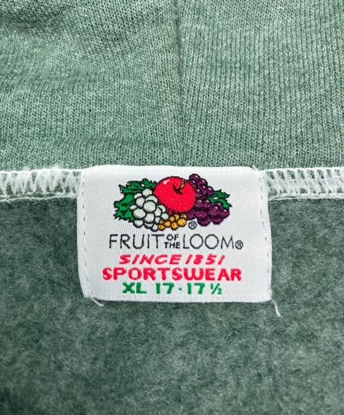 FRUIT OF THE LOOM（フルーツオブザルーム）FRUIT OF THE LOOM (フルーツオブザルーム) OFFSHORE プルオーバーパーカー グリーン サイズ:XLの古着・服飾アイテム