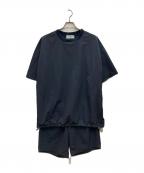 nattoナット）の古着「プレミアムナイロンセットアップ」｜ネイビー
