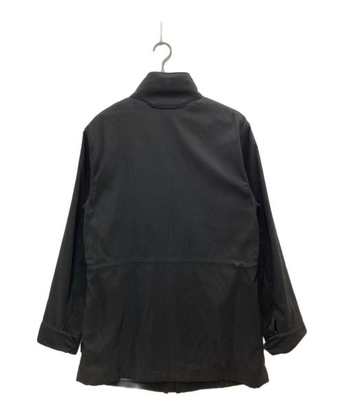 ARMANI COLLEZIONI（アルマーニ コレツィオーニ）ARMANI COLLEZIONI (アルマーニ コレツィオーニ) スタンドカラーコート ブラック サイズ:50の古着・服飾アイテム