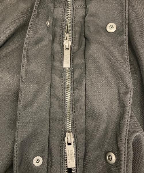 ARMANI COLLEZIONI（アルマーニ コレツィオーニ）ARMANI COLLEZIONI (アルマーニ コレツィオーニ) スタンドカラーコート ブラック サイズ:50の古着・服飾アイテム