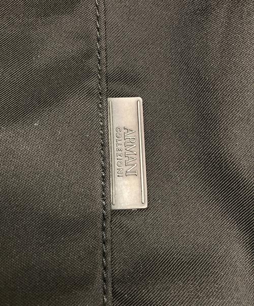 ARMANI COLLEZIONI（アルマーニ コレツィオーニ）ARMANI COLLEZIONI (アルマーニ コレツィオーニ) スタンドカラーコート ブラック サイズ:50の古着・服飾アイテム