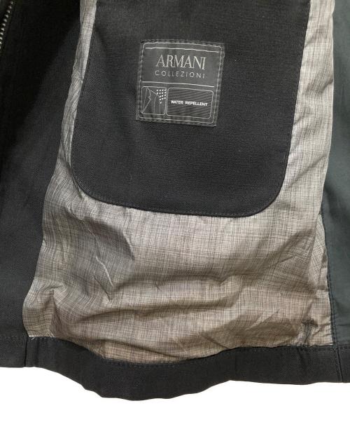 ARMANI COLLEZIONI（アルマーニ コレツィオーニ）ARMANI COLLEZIONI (アルマーニ コレツィオーニ) スタンドカラーコート ブラック サイズ:50の古着・服飾アイテム
