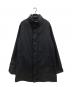 ARMANI COLLEZIONI（アルマーニ コレツィオーニ）の古着「スタンドカラーコート」｜ブラック