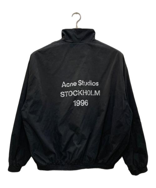Acne studios（アクネ ストゥディオス）Acne studios (アクネ ストゥディオス) ロゴジッパージャケット ブラック サイズ:46の古着・服飾アイテム