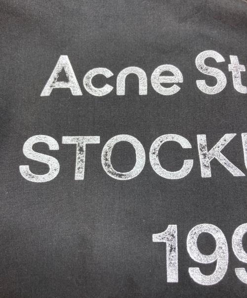 Acne studios（アクネ ストゥディオス）Acne studios (アクネ ストゥディオス) ロゴジッパージャケット ブラック サイズ:46の古着・服飾アイテム