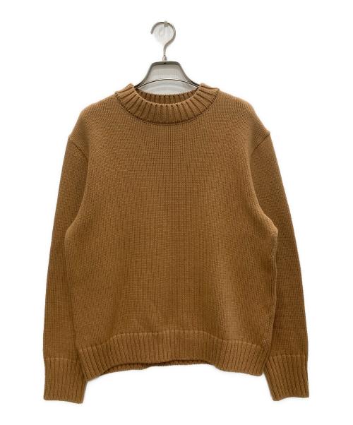 MHL（エムエイチエル）MHL (エムエイチエル) モックネックニット ブラウン サイズ:2の古着・服飾アイテム