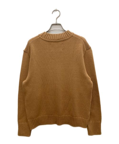 MHL（エムエイチエル）MHL (エムエイチエル) モックネックニット ブラウン サイズ:2の古着・服飾アイテム