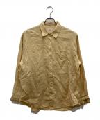 IENAイエナ）の古着「リネン オーバーシャツ」｜イエロー