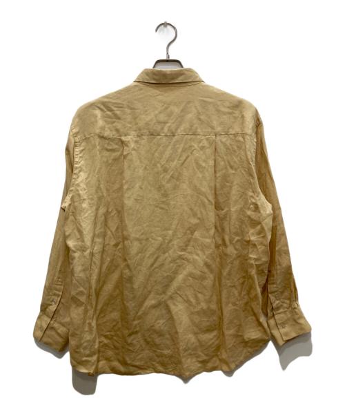 IENA（イエナ）IENA (イエナ) リネン オーバーシャツ イエロー サイズ:36の古着・服飾アイテム