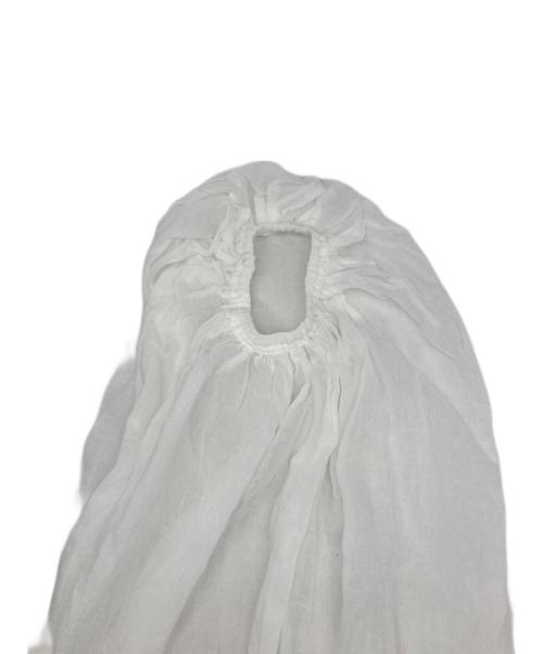 FRAMeWORK（フレームワーク）FRAMeWORK (フレームワーク) フクダマコト ギャザーブラウス ホワイト サイズ:記載なしの古着・服飾アイテム