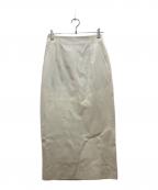 IENAイエナ）の古着「Mi * ストレートスカート」｜ホワイト