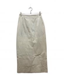 IENA（イエナ）の古着「Mi * ストレートスカート」｜ホワイト