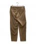 STILL BY HAND (スティルバイハンド) タックパンツ ブラウン サイズ:46：5000円