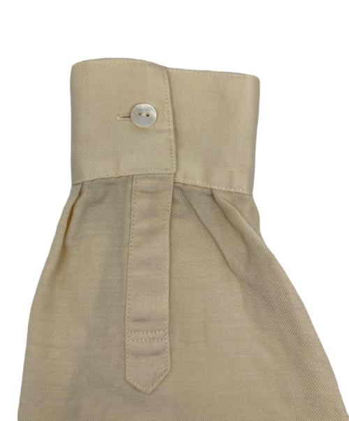 Burberry's（バーバリー）Burberry's (バーバリーズ) ウール混長袖シャツ カーキ サイズ:40の古着・服飾アイテム