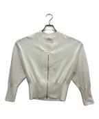 MACPHEEマカフィー）の古着「ドライレーヨン ジップアップカーディガン」｜ホワイト