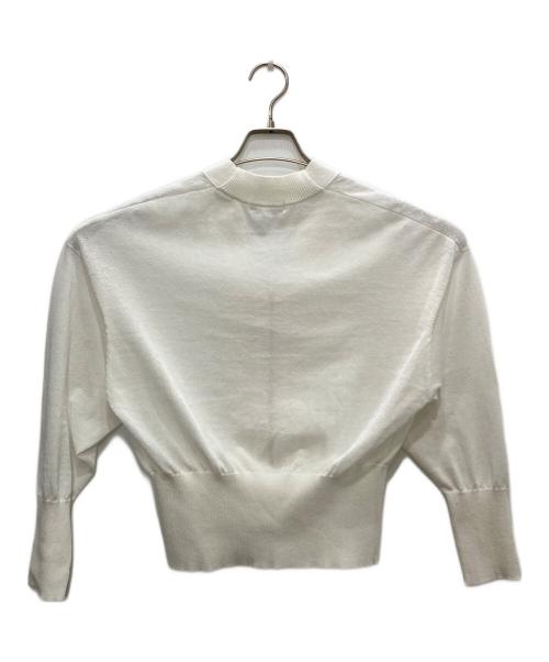 MACPHEE（マカフィー）MACPHEE (マカフィー) ドライレーヨン ジップアップカーディガン ホワイト サイズ:Ｓの古着・服飾アイテム