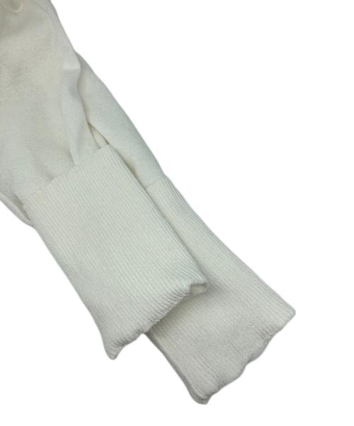 MACPHEE（マカフィー）MACPHEE (マカフィー) ドライレーヨン ジップアップカーディガン ホワイト サイズ:Ｓの古着・服飾アイテム