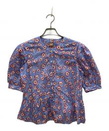 BOSS（ボス）の古着「総柄ブラウス」｜パープル