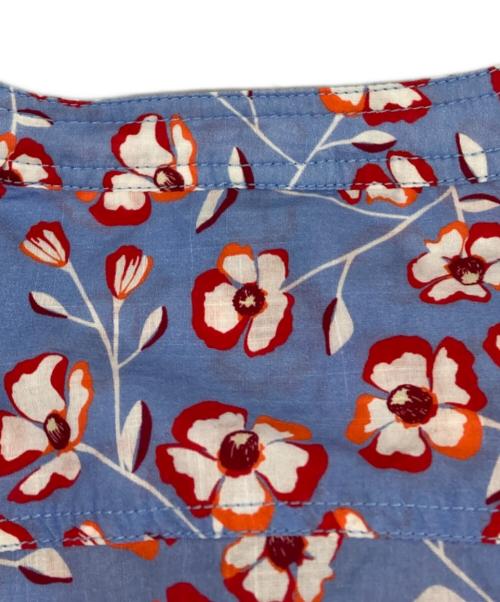 BOSS（ボス）BOSS (ボス) 総柄ブラウス パープル サイズ:38の古着・服飾アイテム