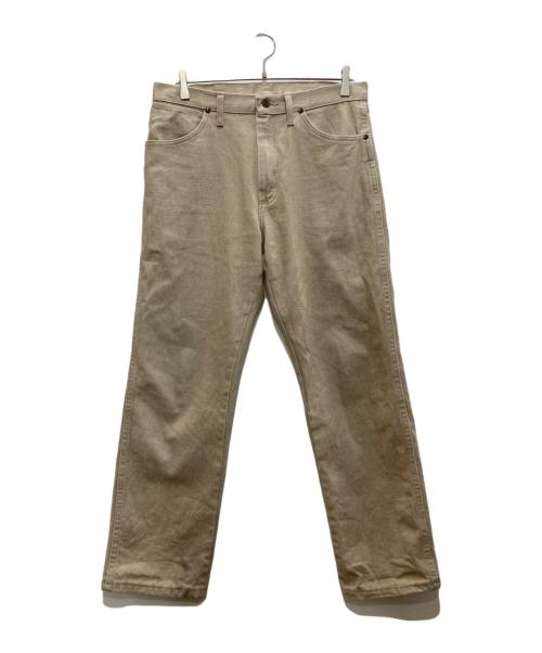 Wrangler（ラングラー）Wrangler (ラングラー) ヘビーオンスデニム ベージュ サイズ:33の古着・服飾アイテム