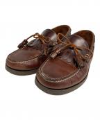 PARABOOT×BEAMS Fパラブーツ×ビームスエフ）の古着「キルトタッセルローファー」｜ブラウン