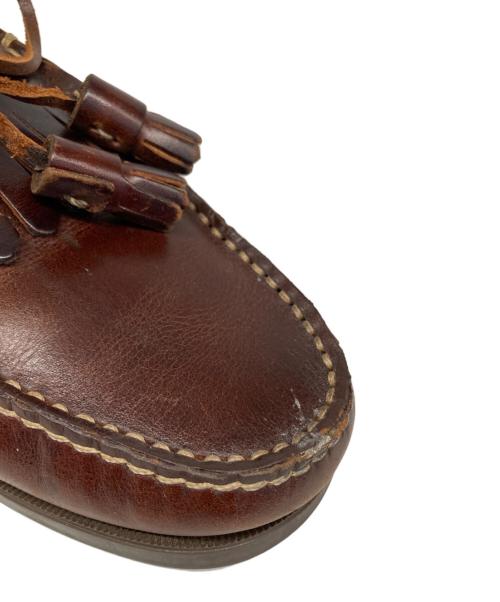 PARABOOT（パラブーツ）PARABOOT (パラブーツ) BEAMS F (ビームスエフ) キルトタッセルローファー ブラウン サイズ:8の古着・服飾アイテム
